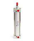 Standard Pneumatic Air Cylinder 63 mm Bore 200 mm Stroke Double Acting With NPT Three Eighth Port Aluminum Body