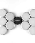 Move Heavy Furniture Easily With Round Reusable Sliders For Carpet Eight Pack Gray Two And A Half Inch Diameter Furniture Sliders
