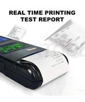 Heavy Duty Digital Leeb Hardness Tester For Precise Steel And Mold Inspection printing test report with clear legible text.