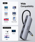 USB C Docking Station Beast For 3 Monitor Setup With Dual HDMI And DisplayPort Plus VGA, 100W PD Charging, 2 USB 2.0 Ports