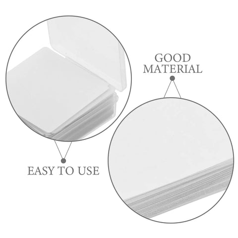 Premium White Shirt Collar Stays For Men Anti Curl Plastic Edge Supports displayed in a stack showcasing easy use and good material.