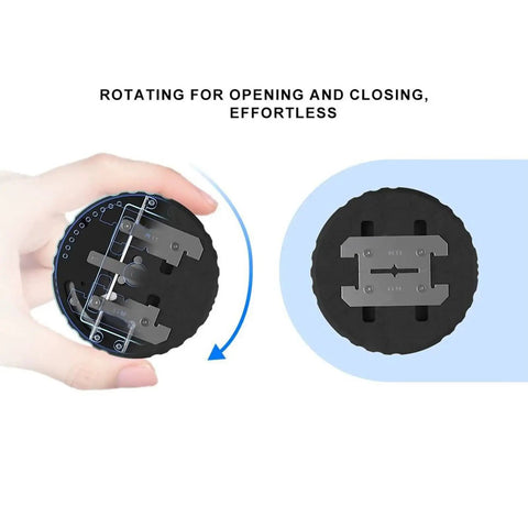 360 Degree High Temperature Rotatable Chip Fixture For Mobile Motherboards Repair, shown in rotating position.