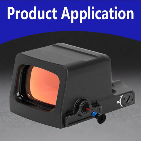 Heavy Duty Battery Tray Screw Kit For Red Dot Sights With Installation Tools, showing installed kit on red dot housing.