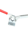 Beefy Horizontal HT 225 D Welding Toggle Clamp With Arrow Storage Case Heavy Duty Cold Rolled Steel 227 Kg Holding Capacity 100 Degree Handle red lever