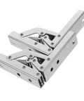 Hidden Folding Hinges With Hydraulic Damping For Quiet Cabinet Doors And Wardrobes 180 Degree Drop Down Soft Close Easy Access 2 Pack Premium Durable Steel Construction For Kitchen And Bathroom Cabinets Foytoki
