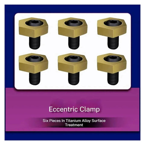 Heavy Duty CNC Eccentric Clamp Set For Workholding Hexagonal Vise Fixtures With Stainless Steel Anchors Nuts And Quick Grip Clamps