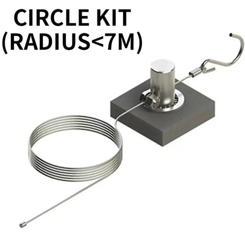 Hand Push Floor Tape Marking Machine For Straight Lines And Circles circle kit with metal base and wire loop