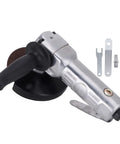 Rock Solid 4 Inch Pneumatic Air Angle Grinder With 11000 RPM Power And Heavy Duty Aluminum Housing Featuring A Secure Locking Switch