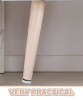 Anti Slip Furniture Pads With Nail On Glide For Chairs And Tables, Rubber And Steel Construction, easy install on table leg