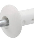 Truss Head Nylon Anchors 1/4 Inch By 1-1/2 Inch 100 Pack Tough As Nails Expansion Plugs for masonry installation.