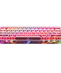 Dope Compact Mechanical Gaming Keyboard With 61 Hot Swappable Keys Offering 17 Flexible RGB Effects To Level Up Your Gameplay And Enjoy Smooth Typing Sessions, vibrant RGB backlighting.