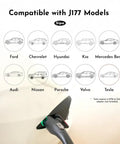 Level 2 EV Charger 11.5kW 48A 208 To 240V J1772 Connector compatible with various car models visual guide