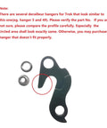 Derailleur Hanger Replacement For Remedy Liquid Navigator And Gary Fisher 6 Mountain Bikes Black With Bolts Included Easy Install Reliable Rear Derailleur Support Across Frames close-up with included bolts.