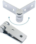 3 Inch Folding Butt Hinges Set Of 2 Stainless Steel Door And Window Hinges With 4 Holes And 8 Mounting Screws Durable Corrosion Resistant