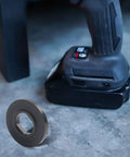 Inner Flange Washer 224412-5 For DSS610 DSS611 BSS610 BSS611 Circular Saw placed near tool, 35mm metal, black finish