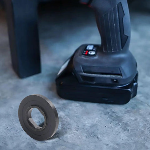 Inner Flange Washer 224412-5 For DSS610 DSS611 BSS610 BSS611 Circular Saw placed near tool, 35mm metal, black finish