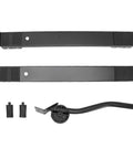 Heavy Duty Appliance Rollers Adjust From 17 To 27 Inches Move Washer Dryer Or Fridge Like A Boss, Support Up To 660 Lbs with black metal frame parts.