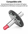 57T Slipper Clutch Spur Gear for Arrma Granite Senton One Eighth Typhon Three S Big Rock Three S One Tenth Kraton Four S Outcast Four S
