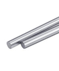 Two rods from 8mm By 150mm Linear Motion Shaft For CNC Machines And 3D Printers, 4 pack steel rods visible at an angle