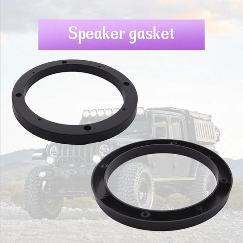 Get Your Sweet Ride Hooked Up With Premium 6.5 Inch Car Speaker Spacer Rings And Mounting Brackets 4 Pack In Sleek Black For A Tight Fit And Knockout Audio Quality