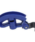 Heavy Duty Manual Pipe Bender For 1/2 To 3/4 Inch Conduit in blue C45 steel for electrical and plumbing tasks.