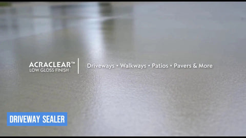 Top Shelf Penetrating Concrete Sealer For Driveways And Patio Slabs on low gloss finish concrete surface.