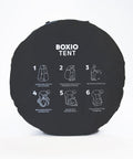 Instant Pop Up Privacy Shelter Tent With Portable Toilet And Outdoor Shower Easy Camping Changing Room packed in black cover
