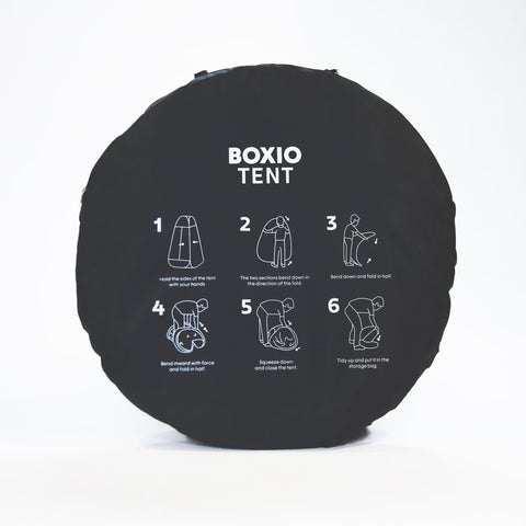 Instant Pop Up Privacy Shelter Tent With Portable Toilet And Outdoor Shower Easy Camping Changing Room packed in black cover