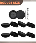 Waterproof Silicone Hole Plugs Set For Round Openings, Locking Groove Seal, size 2.8cm, black grommets for wiring and metal tubing