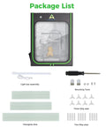 Led Lighting 3D Printer Enclosure Built To Last With Constant Temperature Fireproof And Dustproof Protective Cover 520x600x720mm Package
