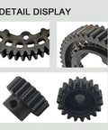 Beefy Hardened Steel 54T Spur Gear 1 Mod And 18T Pinion Upgrade Kit for Traxxas RC Cars, detailed view