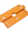 Top Notch Router Table Plate And Heavy Duty Woodworking Insert For Seamless Milling Plus Quick Manual Planing Built Like A Tank For Shop Rigs Rock Solid Fit For Standard Trim Tools Today, orange resin construction.