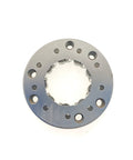 Starter Clutch Assembly For CG125 CG150 CG200 No Fuss Install Smooth Shifting Sliding Clutch Spare Parts Durable Quality For Your Ride Premium Durable Performance For Daily Riding And Longevity, silver metal clutch assembly front view