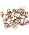 100-Piece M6 Zinc Plated Crib Screws Kit With Hex Drive Socket Cap Barrel Screws And Nuts For Furniture, Cots, Beds, Cribs, And Chairs. Built To Last, Rust Resistant Hardware Set With 40mm, 50mm, 60mm, 70mm And 80mm Lengths.