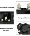 Beefed Up Starter Solenoid 12V 6 Terminal Relay Switch for Winch Motor Snow Plow Spreader Windlass and Hydraulic Pump Motors