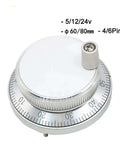 Pulser Handwheel For CNC Machines No Fuss 5 12 24V Manual Pulse Generator With 6 Pin 100 Pulse Rotary Encoder Hand Wheel Dia 60mm