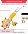 Portable Six-Chamber Precision Garden Seeder Tool For Corn, Soy And Peanuts with depth settings and seed spacing options