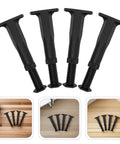 Adjustable Bed Support Legs Replacement Set For Furniture With Waterproof Design And Easy Installation Telescopic 7.6 To 13.5 Inch Bed Frame Feet