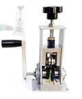 Heavy Duty Manual Wire Stripper Machine For Quick Cable Peeling, steel tool with hand crank for fast cable insulation removal.