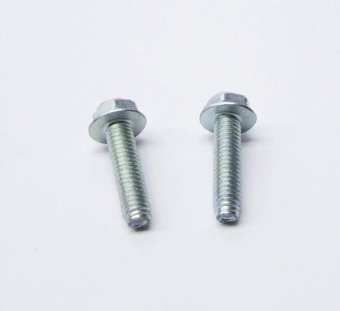 Close-up of two steel mounting bolts used in EC2GB12 Ground Bar Kit With 12 Terminal Positions For ES And PL Load Centers
