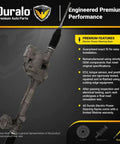 Flat Out Durable Remanufactured Electric Power Steering Rack And Pinion For Honda Fit Ev 2013 2014 shown with installation features.