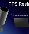 Image of PPS resin high-strength casing, highlighting material quality for industrial use.
