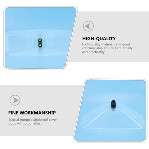 Windproof Dual Horn Sprinkler Head for Agricultural Sprayers, Large Size Sprayer Nozzle Cover showing high-quality finish