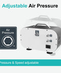 High Capacity Lab Vacuum Filtration Pump delivering 20 Liters Per Minute flow rate with precise air pressure adjustment.