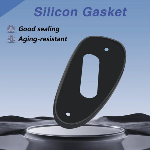 Silicone gasket from Antenna Hole Plate Cap Cover Kit For Honda Civic 1992 To 2000 Block Off Cap in ABS Plastic, weather resistant.