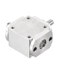 Right Angle Bevel Gearbox For DIY Gearheads, 1 To 1 With One Output Shaft, 1 Module 20 Teeth Bevel Gear, Aluminum Frame, 8mm Shaft