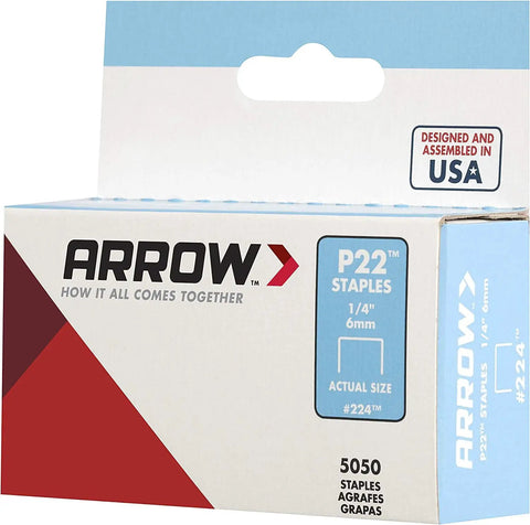 Box of No-Nonsense Pro-Grade Heavy Duty P22 Staples For Plier-Type Paper And Bag Staplers In Restaurants, Offices, And Classrooms