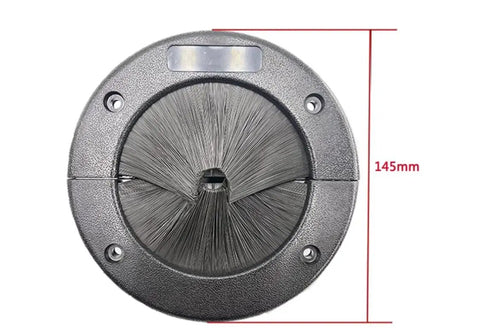 4 Inch Round Cable Management Grommet For Raised Floors With Airflow And Dust Protection Durable Rubber Floor Grommet
