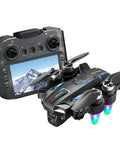 Kid Friendly Drone With Screen Controller Built In Camera Easy To Fly For Beginners One Key Takeoff Altitude Hold Headless Mode