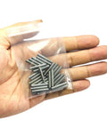 Knockout Quality Heavy Hitter 30 Pack 1/8 X 3/4 Inch Alloy Steel Dowel Pins in a hand-held bag.